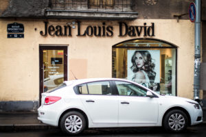 фасадные вывески для салона красоты "Jean Louis David"